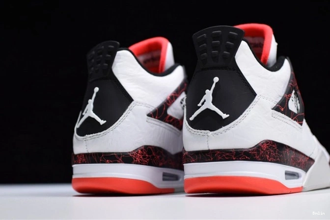 Bmlin 308497-116 Air Jordan Hot 4 Retro Lava 0812